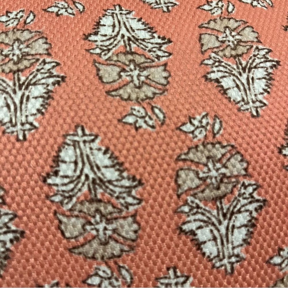 Anthropologie NWT “Sold Out” Isadora Pink & Coral Mix Print Floral Pillow - Picture 9 of 11